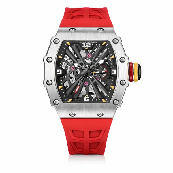 Мужские часы Pagani Design PD-1738 Silver-Red фото 1